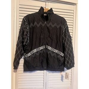 LAURA KATHERINE Women's Size‎ Large L Track Jacket VINTAGE NEW Retro 90s Y2K